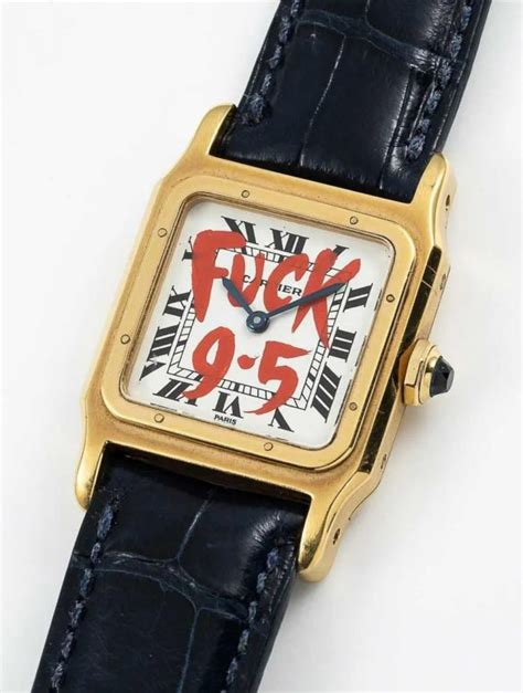 cartier fuck 9 5 price|cartier dial for sale.